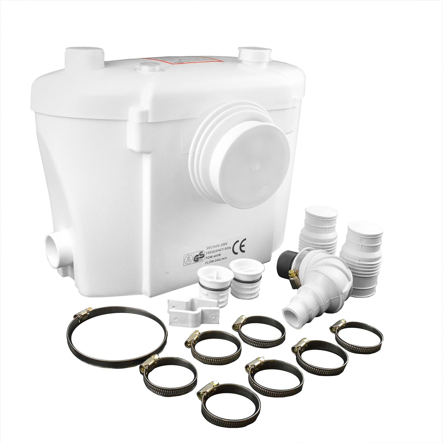 Macerator Pump 3 in 1 Homac H400 Silent Pump Carbon Filter 400W - Plumbers Choice